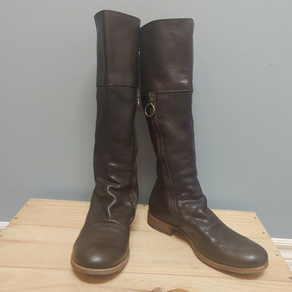Fiorentini + Baker brown leather riding boots size 6 (36EU) - Picture 6 of 13